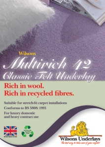 Multi Rich Carpet Underlay 42oz